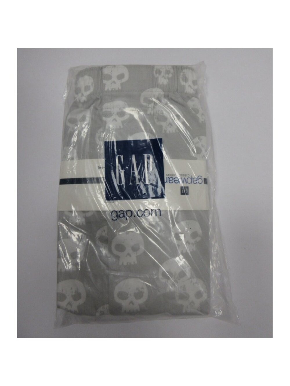 VINTAGE Gap Underwear XXL Boxer Comfort Skulls AOP Cotton 2007 NEW